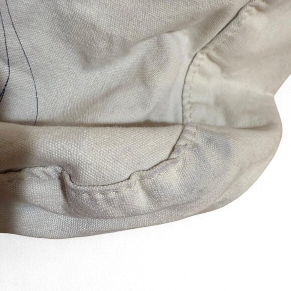 Cotton Tote Grocery Shopping Bag w/Colorful Graphic Birds Quote 13.5 x 13.5 inch - Picture 7 of 7